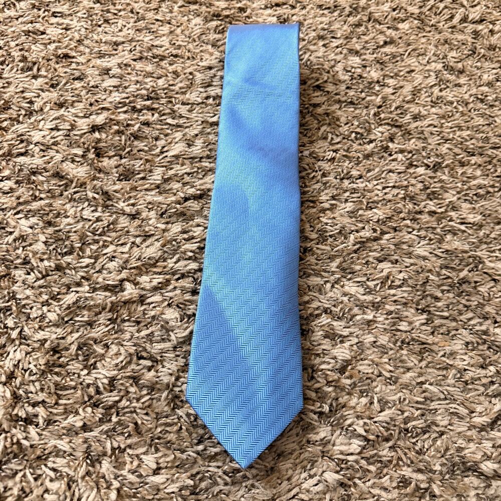 Eton Silk Tie - Light Blue